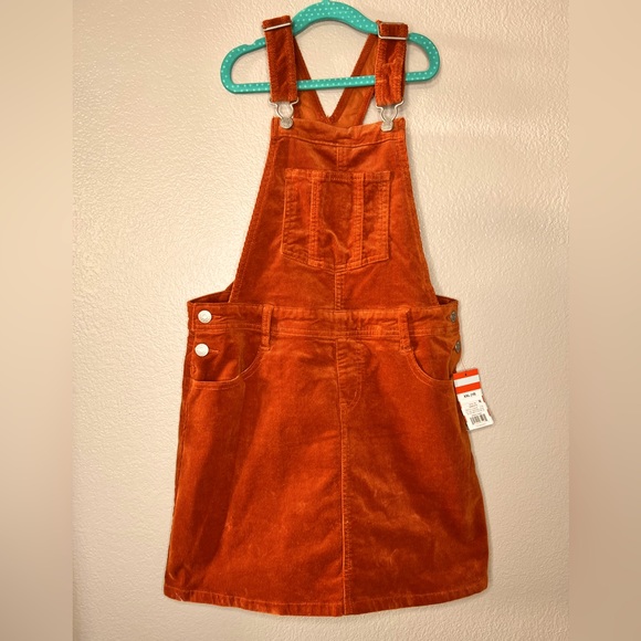 Cat & Jack Other - Cat & Jack corduroy overall dress